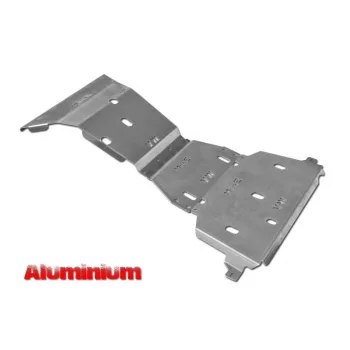   Set de plăci de protecție din aluminiu MorE4x4 pentru Volkswagen Amarok (2009 -) cu bara de fabrică (3 buc/kit)