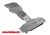 Set de plăci de protecție din aluminiu MorE4x4 pentru Toyota Land Cruiser J150 (2009-2014) cu năraznikul MORE4x4-Z007 (3 buc/kit)