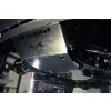   Set de plăci de protecție din aluminiu MorE4x4 pentru Mitsubishi L200, Fiat Fullback (2015-) cu bara de fabrică (3 buc/kit)