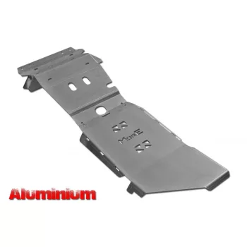   Set protecție placa de bază din aluminiu More4x4 pentru Toyota Hilux Vigo 2011-2015 (2buc/seturi)