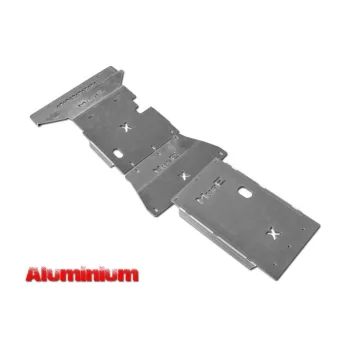   Set de plăci de protecție din aluminiu More4x4 pentru Mercedes X-Class 3.0L (2017-) cu bara de fabrică (3 buc/kit)