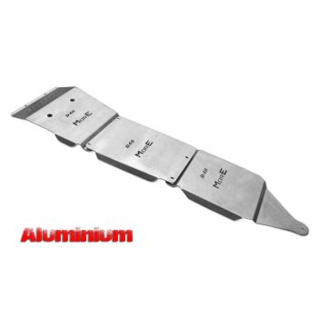   Set de plăci de protecție din aluminiu More4x4 pentru Nissan Navara D40 / Pathfinder R51 (2005-2014) cu bara de fabrică (3 buc/kit)