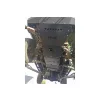   Kit placă de protecție din aluminiu MORE4x4 pentru Toyota Land Cruiser J95, 1996-2002, (benzină, lung) cu bara MORE4x4-Z012 (3 buc/set)