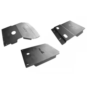   Kit placă de protecție din oțel More4x4 Pentru Toyota Land Cruiser J90 (versiunea scurtă) cu bara de fabrică (4 bucăți/set)