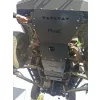   Kit placă de protecție din oțel More4x4 Pentru Toyota Land Cruiser J90 (versiunea scurtă) cu bara de fabrică (4 bucăți/set)