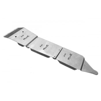   Kit placă de protecție din oțel More4x4 Pentru Nissan Navara D40/ Pathfinder R51 (2005-2014) cu bara de fabrică (3 bucăți/set).