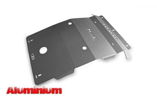 Placă de protecție din aluminiu More4x4 pentru motorul Toyota Land Cruiser J120 / J125 pentru bara MorE4x4