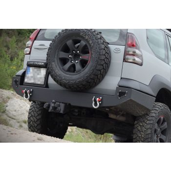   Bară spate din oțel MorE 4x4 pentru Toyota Land Cruiser J120 long 2002-2009, toate motoarele