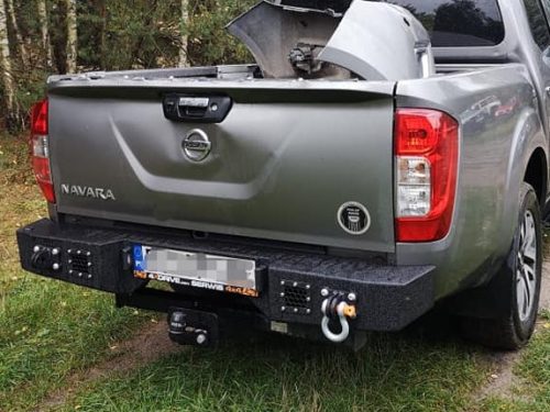 Bara spate din oțel MorE4x4 pentru Nissan Navara D23, NP300 după 2014, toate versiunile de motoare 