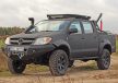 Bara față din oțel MorE4x4 cu placă de montare a troliului pentru Toyota Hilux Vigo 2005-2011 (versiunea înainte de modificare), toate motoarele
