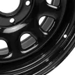 Acél felni 17x8 ET12 5x127 Sputnik Gloss Black OFD