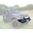 OFD Első acél lökhárító gallytörő ráccsal és csörlőlemzzel - Jeep Gladiator JT 20->; Wrangler JL 18->