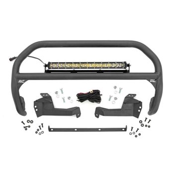   Rough Country Chrome Series Gallytörő rács 20" LED fényhíddal - Ford Bronco Sport 21->