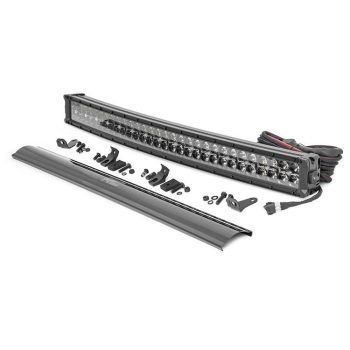   Rough Country Black Series LED fényhíd 30", borostyán DRL