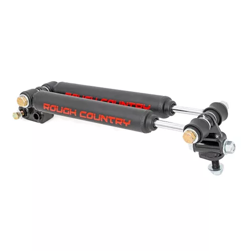 Dual Kormány rezgéscsillapító Lift 2,5-6,5" Rough Country - Jeep Cherokee XJ, LJ, TJ