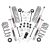 Rough Country Lift 3,25" 6CY Felfüggesztés készlet - Jeep Wrangler TJ 03-06;Wrangler LJ 04-06