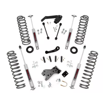   Rough Country emelő készlet +4"  - Jeep Wrangler JK 07-18 4 Ajtós modell