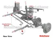 NOLATHANE  Front Sway bar - mount bushing 29mm 