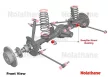 NOLATHANE Front Sway bar - mount bushing 19mm