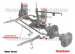 NOLATHAN Leading arm - front/centre to diff bushing (caster correction)
