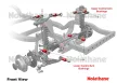 NOLATHANE Front control arm silent kit (upper, lower)