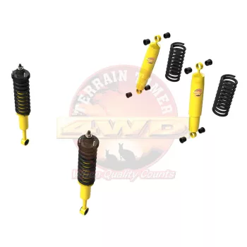   Terrain Tamer felfüggesztés készlet szerelt rugóstaggal emelés +40mm erősített terhelésig +50-100kg Toyota Landcruiser 120 2002-> 4Runner 2003-2009 szintszabályzás nélküli modellek