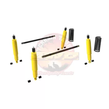   Terrain Tamer felfüggesztés készlet benzineshez emelés +40mm erősített +50-300kg terhelés Toyota Landcruiser 100 1998-> szintszabályzás nélküli modellek