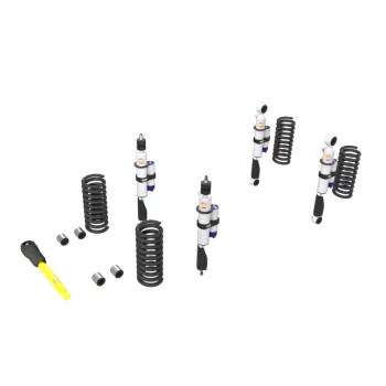   Terrain Tamer felfüggesztés készlet PRO lengéscsillapítókkal emelés +40mm erősített +50-100kg Toyota Landcruiser 80 1990-> szintszabályzás nélküli modellek