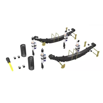   Terrain Tamer felfüggesztés készlet PRO lengéscsillapítókkal emelés +40mm +100kg terhelésig elöl +200kg terhelésig hátul dieselhez Toyota Landcruiser 78|79 1999-> szintszabályzás nélküli modellek
