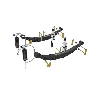   Terrain Tamer felfüggesztés készlet PRO lengéscsillapítókkal emelés +40mm erősített +100kg terhelésig elöl +300kg terhelésig hátul Nissan Navara D40 2.5L Diesel|V6 3.0L Dieselhez 2005-> szintszabályzás nélküli modellek