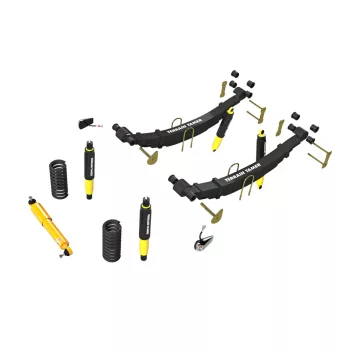   Terrain Tamer felfüggesztés készlet emelés +40mm 150kg terhelésig elöl +500kg terhelésig Toyota Landcruiser HZJ76 VDJ76 2007-> szintszabályzás nélküli modellek