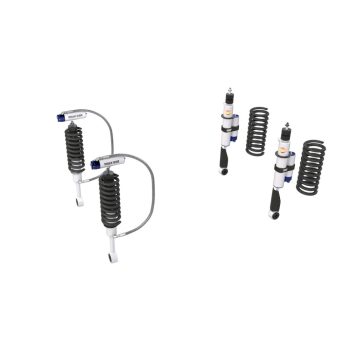   Terrain Tamer felfüggesztés készlet PRO lengéscsillapítókkal emelés +40mm +100kg terhelésig elöl +300kg terhelésig hátul Toyota Landcruiser GRJ 150 KDJ150 2009-> GDJ150 2015-> szintszabályzás nélküli modellek