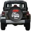 Snake4x4 Spare wheel Blanket black with 4WD subtitle