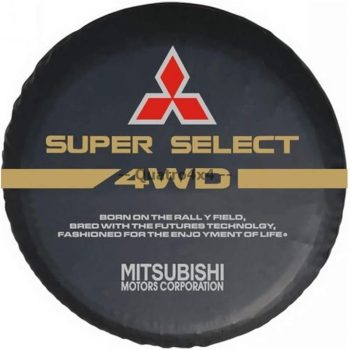   Husă pentru roată de rezervă Snake4x4 cu inscripția "Mitsubishi" 72x24cm