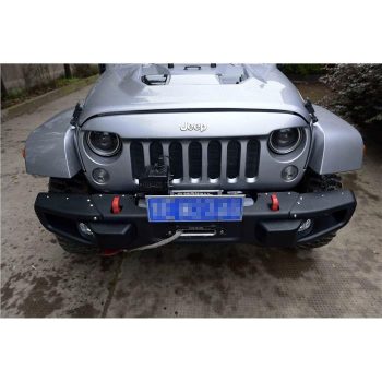   Snake4x4 Front Steel Bumper with Winch Plate Jeep Wrangler JK 2007-2018