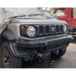 Snake 4x4 front aluminum bumper with winch plate Suzuki Jimny 2018-