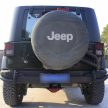 Snake4x4 rear steel bumper with spare wheel holder Jeep Wrangler JK 2007-2017