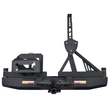   Snake4x4 hátsó acél lökhárító pótkeréktartóval Toyota Hilux Vigo 2005-15 Revo 2016+