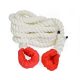 Cablul de recuperare kinetic Snake4x4 alb 8m 25 tone