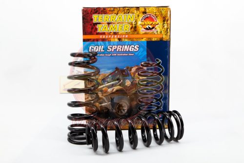 Terrain Tamer Coils arc spiral față motor benzină +40mm +30Kg Diesel motor înălțime standard Progresív Mitsubishi Pajero III  IV  2000->