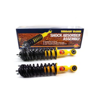   Terrain Tamer szerelt rugóstag készlet első +40mm emelés +50kg Komfort Nissan Navara D40 Pathfinder R51 Frontier Xterra 2004-> 2,5D V6 benzin