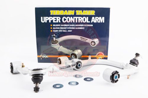  Set de brațe superioare de control Terrain Tamer, consolidat, cu capete de bila interschimbabile pentru Toyota Hilux Revo