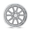   Alloy Wheel 17x8 ET1 5x127 U111 Rambler Matte GUN Metal Machined US Mags