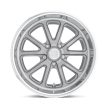 Alumínium felni 18x9.5 ET1 5x114.3 U111 Rambler Matte GUN Metal Machined US Mags