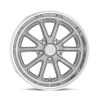   Alumínium felni 20x9.5 ET1 5x127 U111 Rambler Matte GUN Metal Machined US Mags