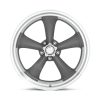   Alloy Wheel 17x8 ET8 5x114.3 VN215 Classic Torq Thrust II MAG Gray W/ Machined LIP American Racing