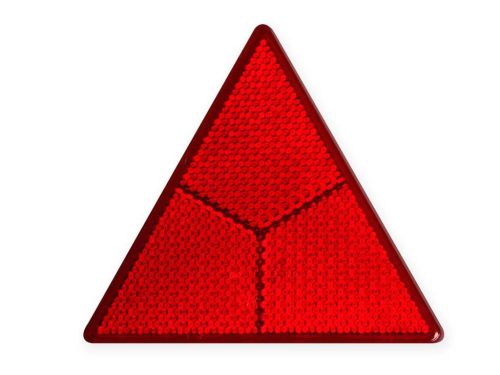 Triunghi roșu cu prismă trasă
