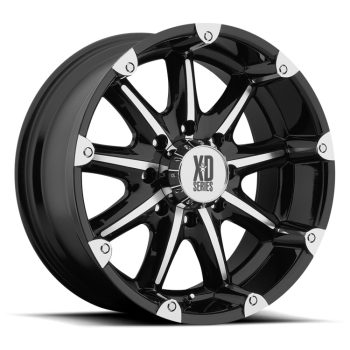   Alumínium felni 18x9 ET-12 8x165.1 XD779 Badlands Gloss Black Machined XD Series