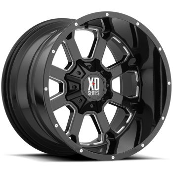   Alumínium felni 20x10 ET-24 6x135/6x139,7 XD825 Buck 25 Gloss Black Milled XD Series