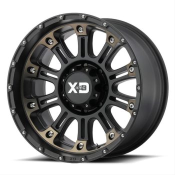   Alumínium felni 22x10 ET-18 6x139,7 XD829 Hoss II Satin Black/Machined Dark TintXD Series